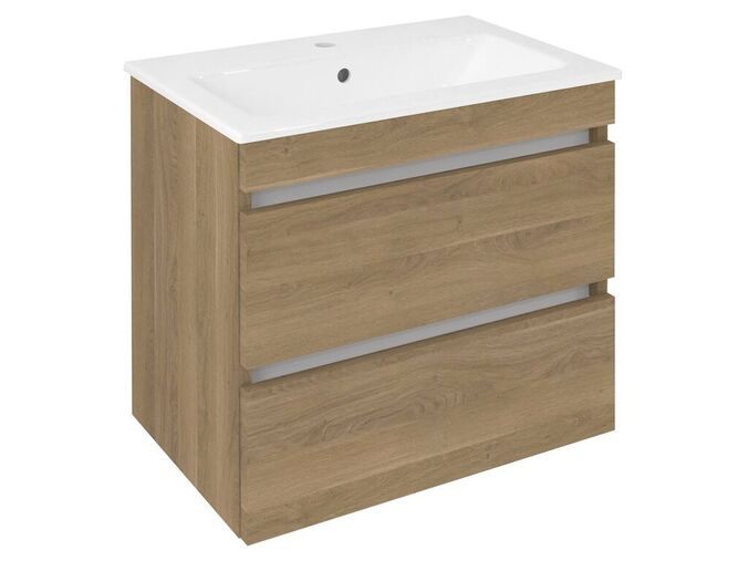 Sapho EZARA umyvadlová skříňka 58x54x39cm, dub cuneo