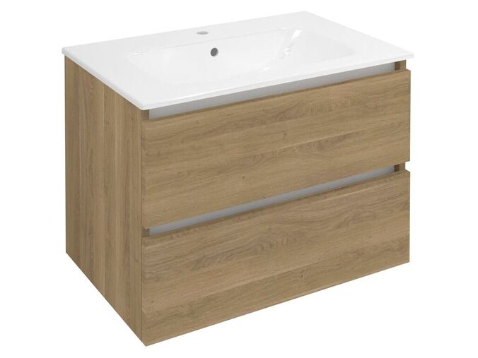 Sapho EZARA umyvadlová skříňka 69,8x52x46cm, dub cuneo