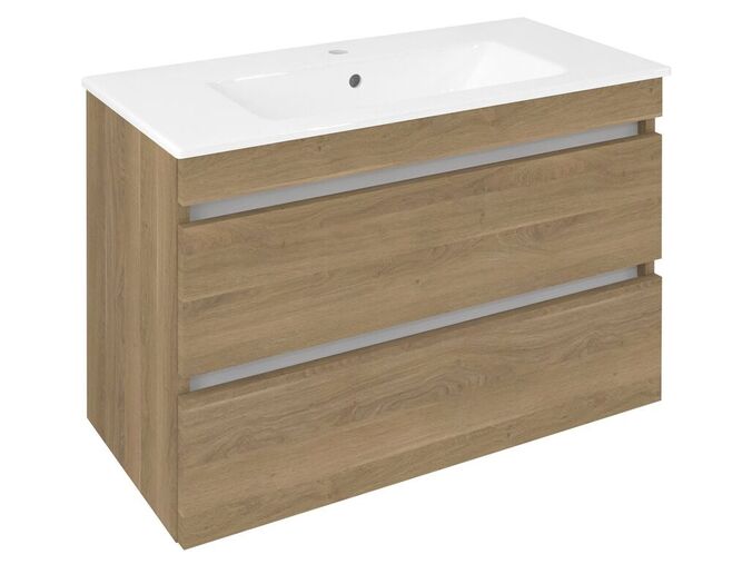 Sapho EZARA umyvadlová skříňka 78x54x39cm, dub cuneo