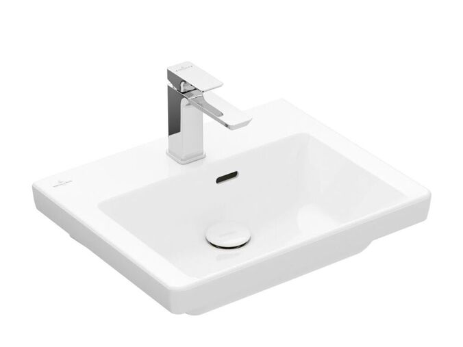 Villeroy & Boch Subway 3.0 Umývátko nábytkové 500x400 mm, s přepadem, otvor pro baterii, CeramicPlus, Stone White