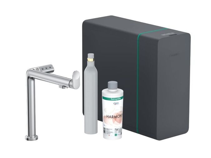 Hansgrohe Aqittura M91 Dřezová baterie, SodaSystem, sBox, chrom