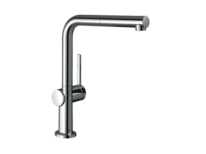 Hansgrohe Talis M54 Dřezová baterie Talis s výsuvnou koncovkou, EcoSmart, chrom