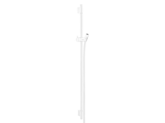 Hansgrohe Raindance Sprchová tyč 900 mm se sprchovou hadicí, matná bílá