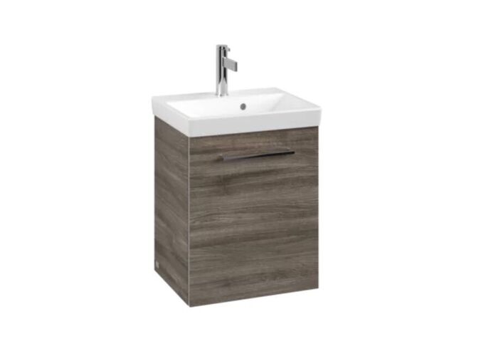 Villeroy & Boch Avento Umyvadlová skříňka, 430x514x352 mm, 1 dvířka, Stone Oak
