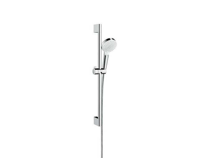 Hansgrohe Crometta Set sprchové hlavice, 2 proudy, tyče a hadice, bílá/chrom