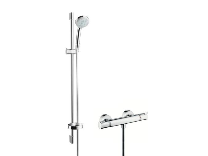 Hansgrohe Croma Sprchový set Vario s termostatem, EcoSmart 9 l/min, chrom