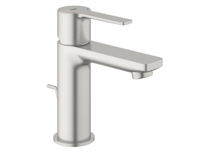 Grohe Lineare Umyvadlová baterie s výpustí, supersteel