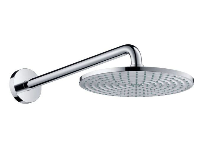 Hansgrohe Raindance Hlavová sprcha 240, 1 proud, EcoSmart 9 l/min, rameno 390 mm, chrom