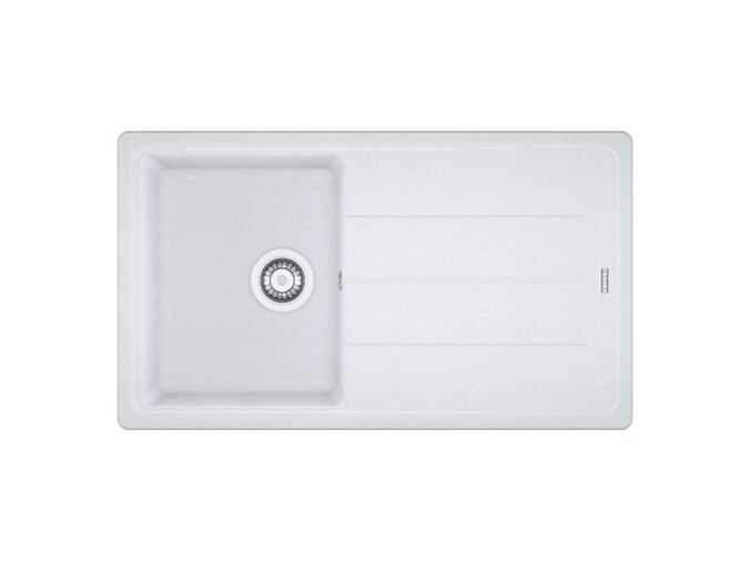 Franke Basis fragranitový dřez BFG 611-86, 860x500 mm, bílá led