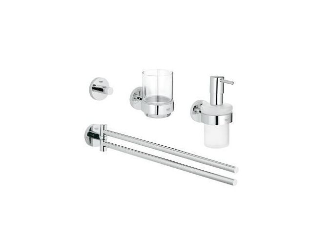 Grohe Essentials Sada doplňků do koupelny 4 v 1, chrom