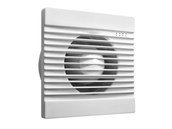 Aqualine Koupelnový ventilátor, 230V/50Hz, 100mm, bílá