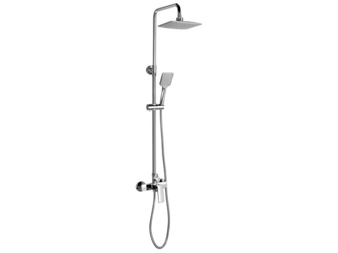 Aqualine FACTOR sprchový sloup s pákovou baterií, chrom