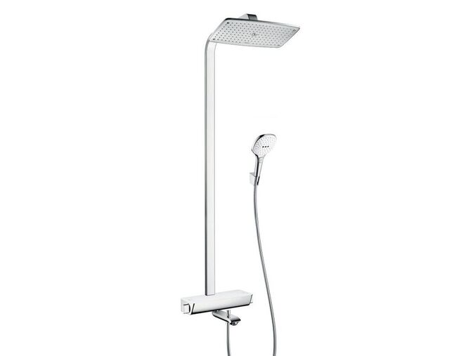 Hansgrohe Raindance Sprchový set Showerpipe 360 s vanovým termostatem, 3 proudy, bílá/chrom
