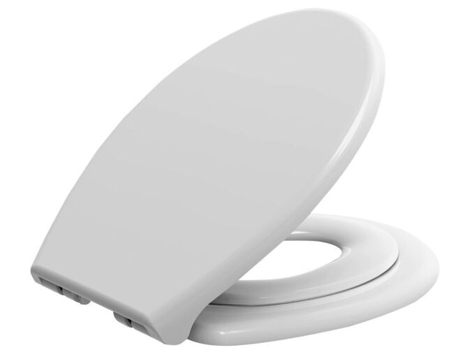Aqualine WC sedátko s integrovaným dětským sedátkem, Soft Close, Easy Take, bílá