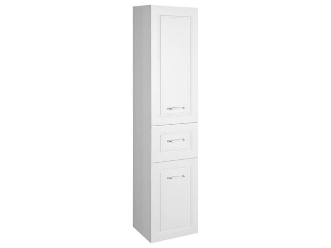 Aqualine FAVOLO vysoká skříňka košem 40x184x31cm, bílá mat