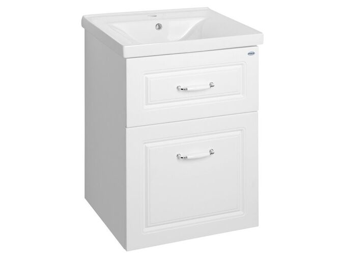 Aqualine FAVOLO umyvadlová skříňka 52x72,5x44cm, bílá mat