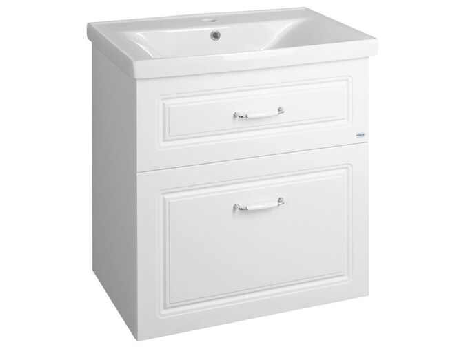 Aqualine FAVOLO umyvadlová skříňka 67x72,5x44,6cm, bílá mat