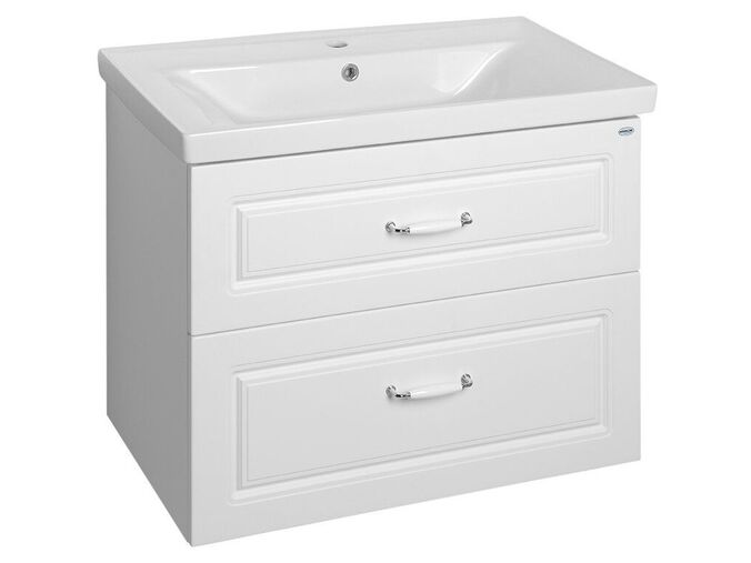 Aqualine FAVOLO umyvadlová skříňka 86,5x60x44,6cm, bílá mat