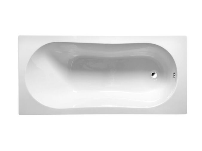 Aqualine JIZERA vana 120x70x39cm, bez nožiček, bílá