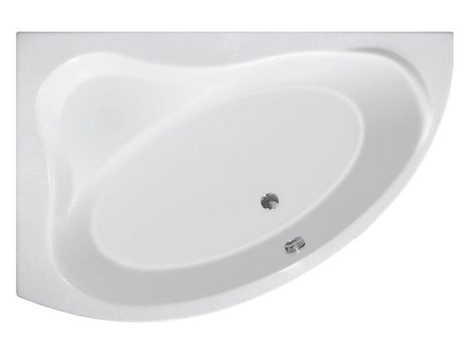 Aqualine ORAVA vana 150x90x38cm bez nožiček, levá, bílá