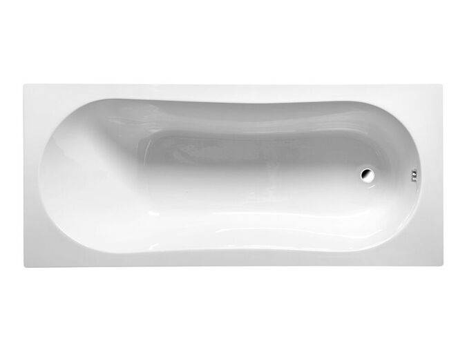 Aqualine JIZERA vana 160x70x39cm, bez nožiček, bílá