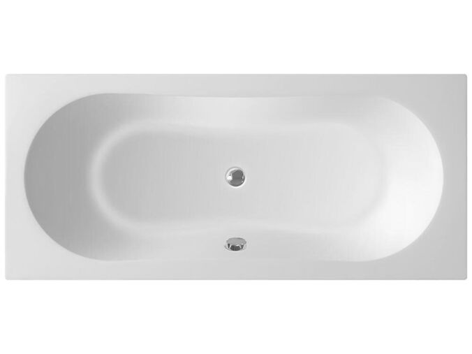 Aqualine JIZERA vana 180x80x39cm, bez nožiček, bílá
