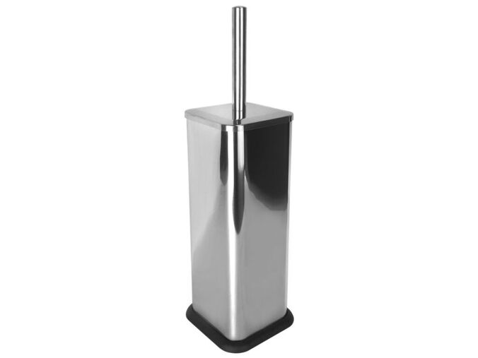 Aqualine SIMPLE LINE WC štětka hranatá, nerez mat