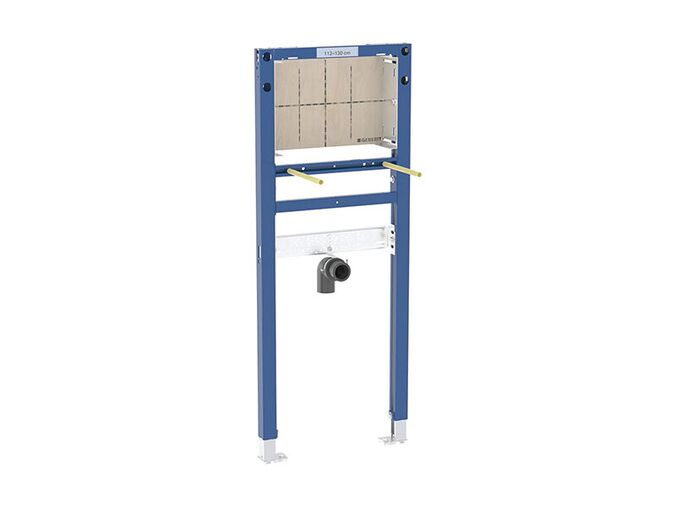 Geberit Duofix 4.0 montážní prvek pro umyvadlo, 112–130 cm, úzké provedení, nástěnná armatura pod omítku: 44x112–130x11 cm