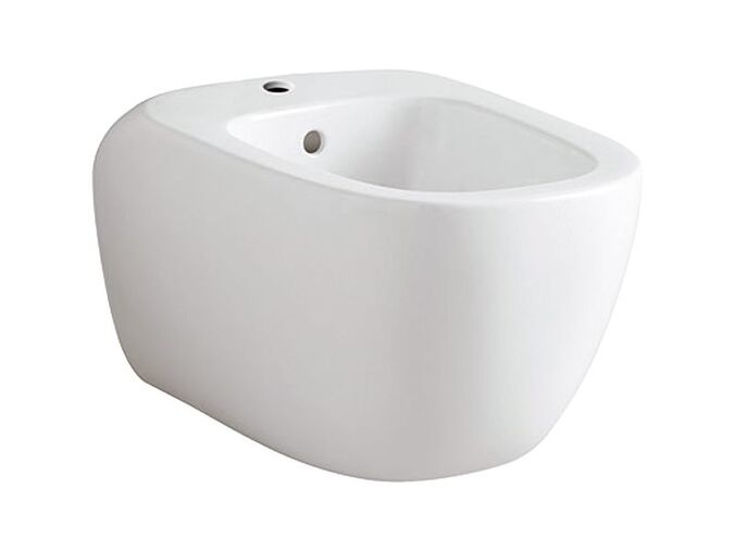 Geberit Citterio závěsný bidet, uzavřený tvar 56 cm, s přepadem, KeraTect, bílá