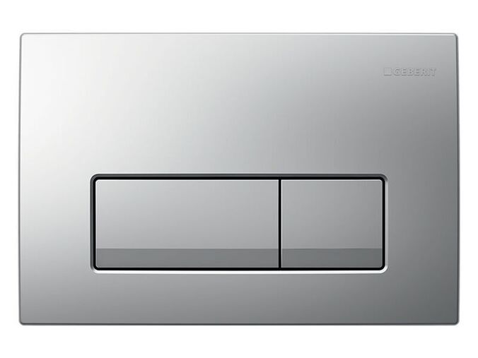 Geberit Delta50 ovládací tlačítko, pro 2 množství splachování, chrom mat
