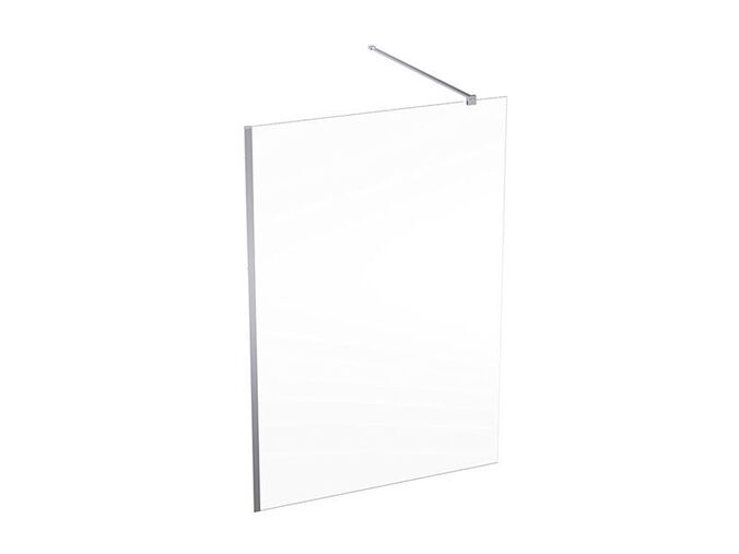 Geberit GEO Walk-In, 140x200 cm, sklo transparent, rám stříbřitá