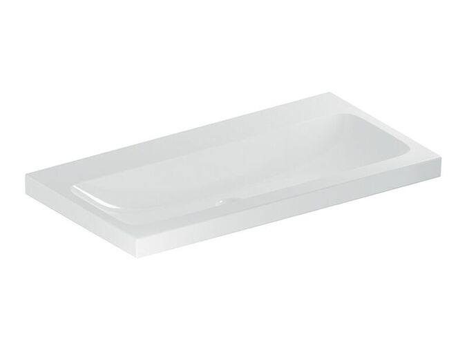 Geberit iCon umyvadlo 90x48 cm, bez otvoru pro baterii, bez přepadu, bílá