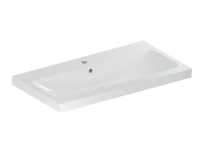 Geberit iCon umyvadlo 90x48 cm, s otvorem pro baterii, s přepadem, bílá