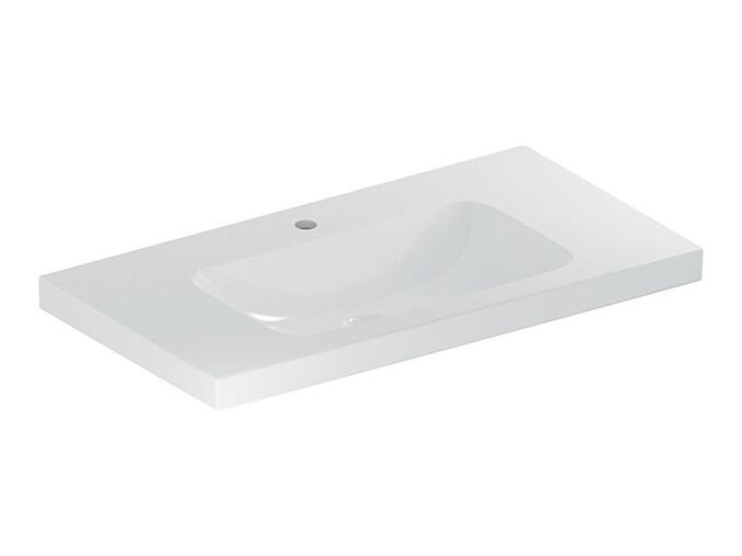 Geberit iCon umyvadlo 90x48 cm, s otvorem pro baterii, bez přepadu, bílá