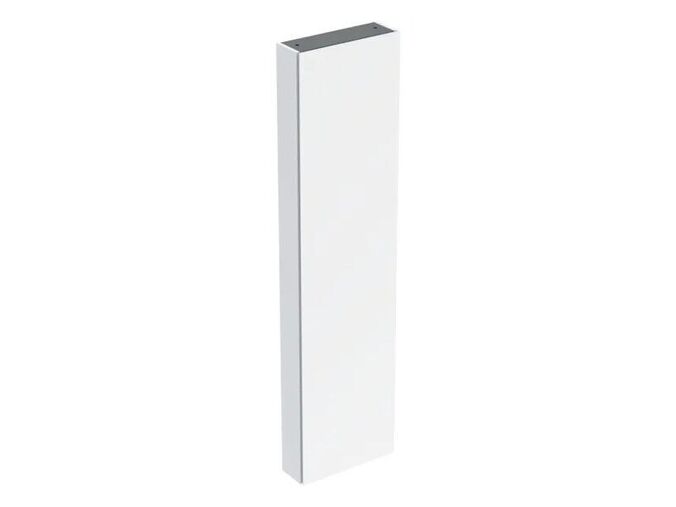 Geberit iCon vysoká skříňka, 1x dvířka, vnitřní zrcadlo, 45x15x180 cm, lakovaná s vysokým leskem, bílá