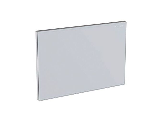 Geberit Omega krycí deska splachovací nádržky 12 cm, sklo bílé