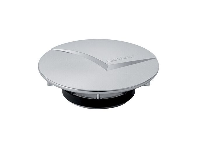Geberit kryt odpadního ventilu pro sprchovou odpadní soupravu, d 52mm, pochromovaná matná