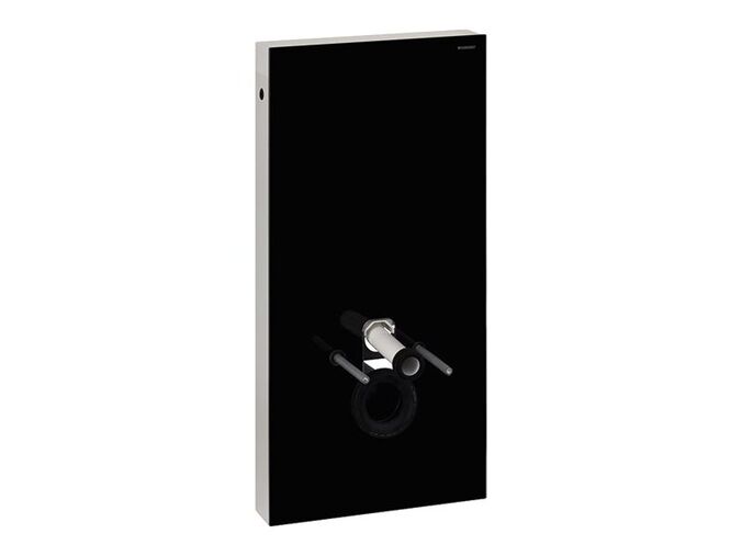 Geberit Monolith sanitární modul pro závěsné WC, 101 cm, boční přívod vody, černá