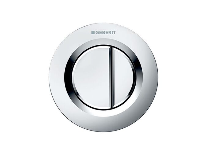 Geberit Typ 01 oddálené ovládání, pneumatické, pro 2 množství splachování, pod omítku, pro Sigma 8 cm, chrom mat