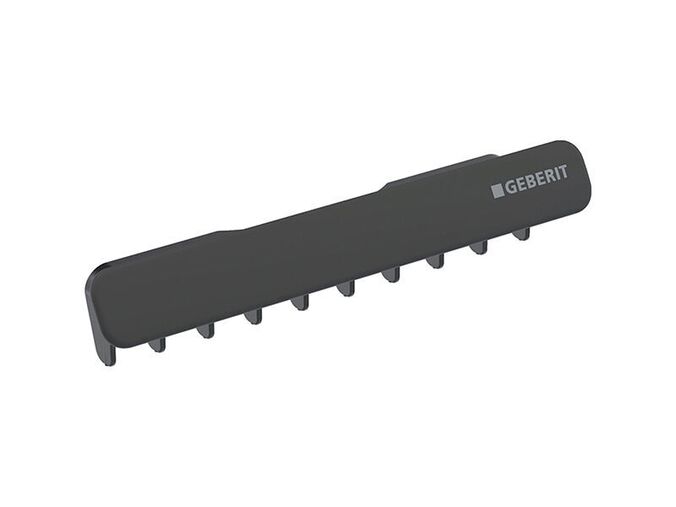 Geberit ONE kryt odtoku, s hřebenovou vložkou, magnetické upevnění, easy-to-clean, černá mat