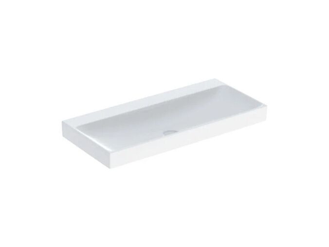 Geberit ONE umyvadlo 105x48 cm, bez otvoru pro baterii, bez přepadu, KeraTect, bílá
