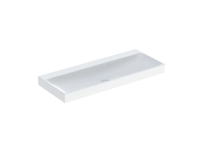 Geberit ONE umyvadlo 120x48 cm, bez otvoru pro baterii, bez přepadu, KeraTect, bílá