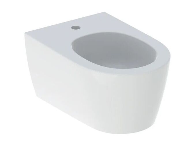 Geberit ONE závěsný bidet 37x54 cm, otvor pro baterii, bez přepadu, KeraTect, bílá
