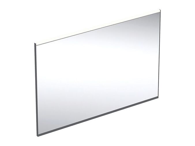 Geberit Option Plus Square zrcadlo, 105x70 cm, s osvětlením, černá mat/elox. hliník