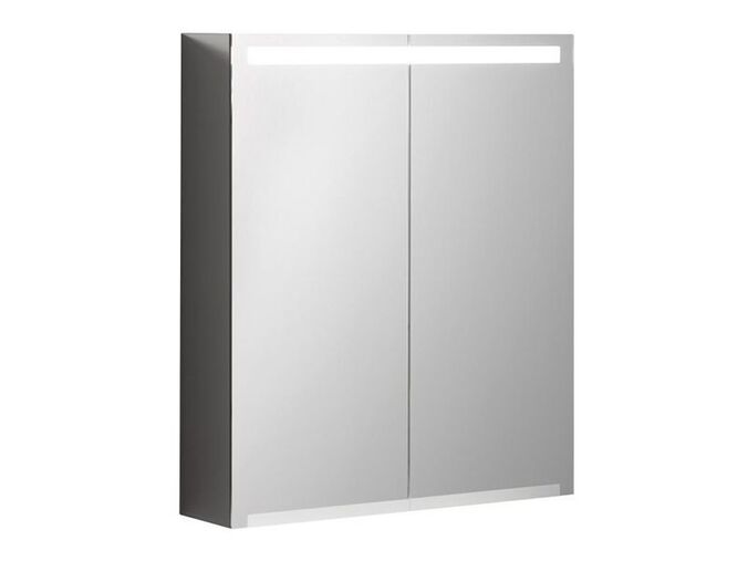 Geberit Option zrcadlová skříňka s osvětlením, dvoje dvířka 60x15x70 cm, CEE 7/16
