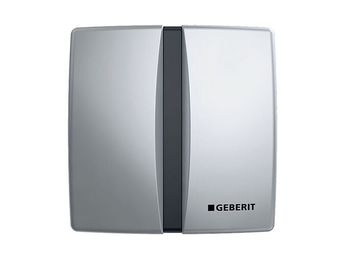 Geberit Basic ovládání splachování pisoáru s elektronickým spuštěním splachování, napájení z baterie, chrom mat