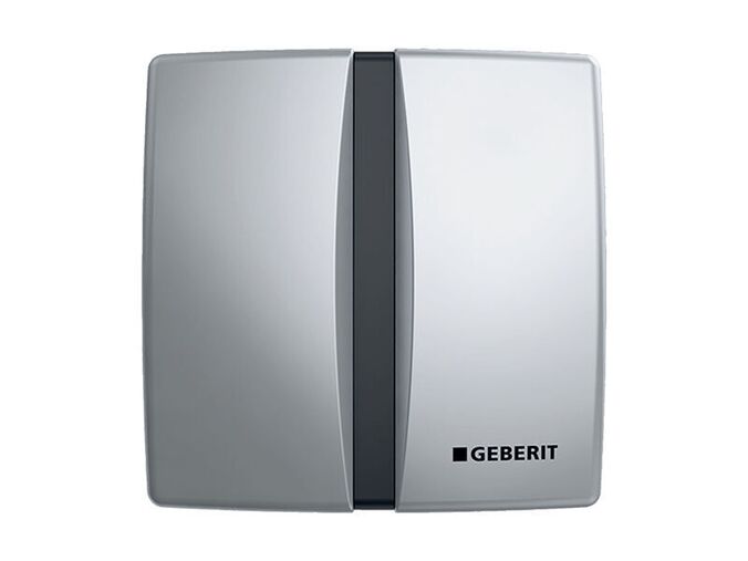 Geberit Basic ovládání splachování pisoáru s elektronickým spuštěním splachování, napájení ze sítě, chrom mat