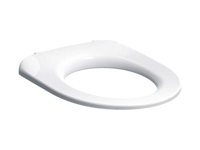 Geberit Selnova Comfort bezbariérové WC sedátko bez poklopu, duroplast, upevnění zdola, bílá
