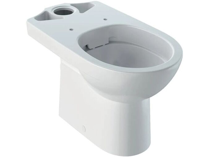 Geberit Selnova kombinační klozet 68 cm, hluboké splachování, vodorovný odpad, Rimfree, bílá
