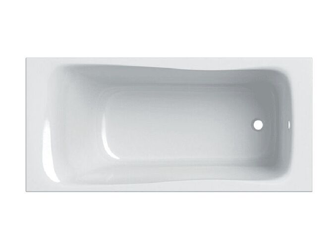 Geberit Selnova obdélníková vana 180x80 cm, včetně nohou, bílá lesk